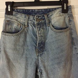 J. Galt High-Waisted Light Wash Jeans "S"